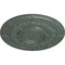 Ekena Millwork Dauphine Ceiling Medallion (Fits Canopies up to 13 1/4"), 33 7/8"OD x 1 3/8"P, Cloud Burst Crackle CM33DACBC - alternate 2